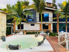Lux Guatape Lakeside Retreat Cabin Jacuzzi